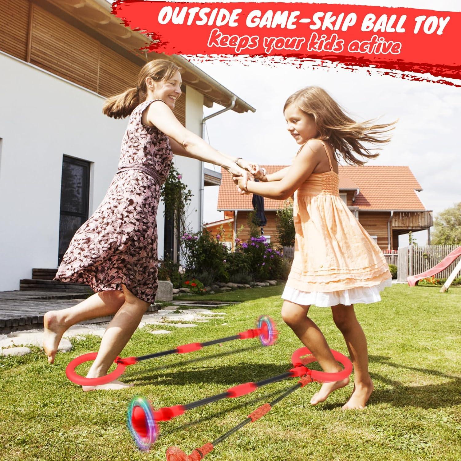 Pelota de Salto GleeGlow ZZTQ-RED para Niños - Juguete Iluminado