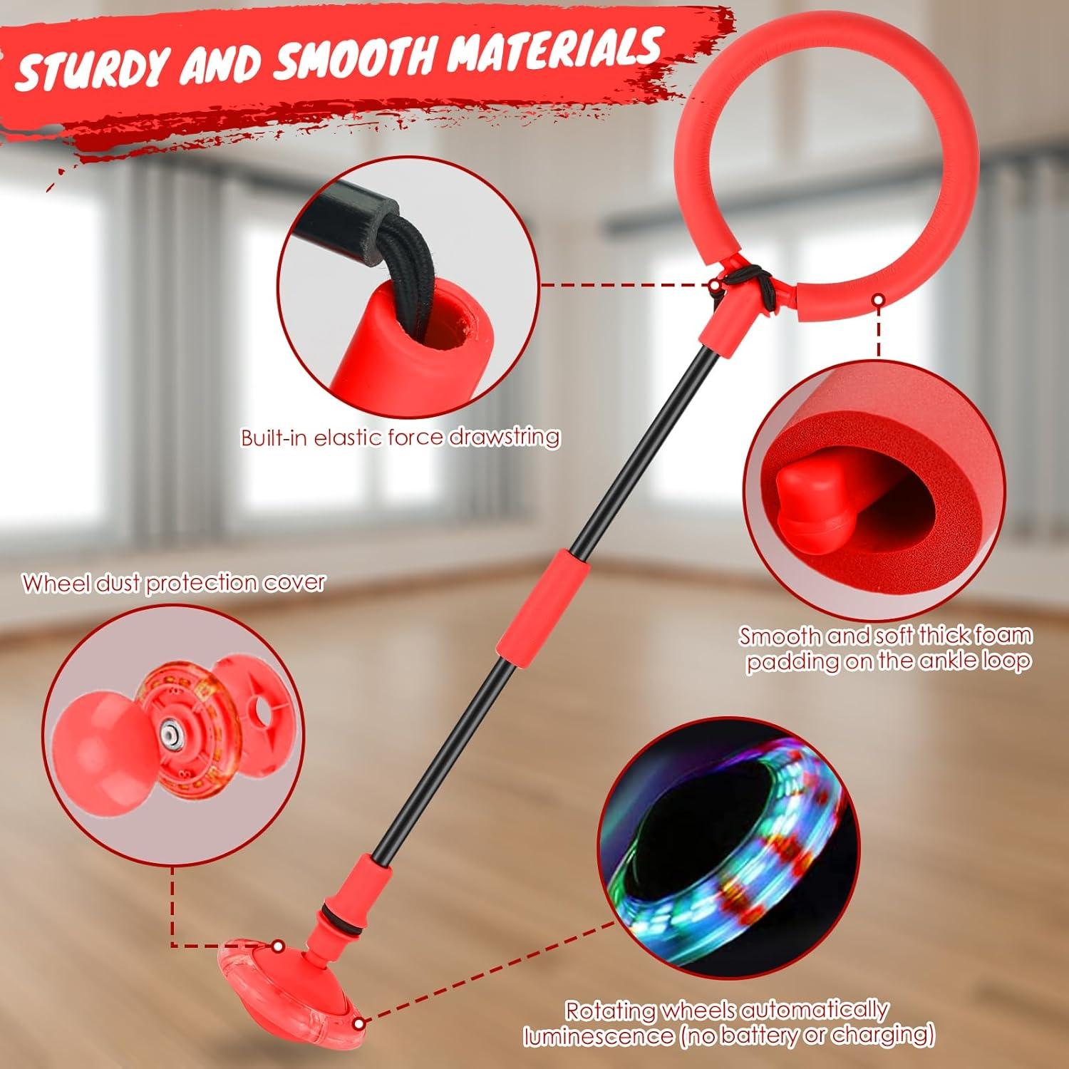 Pelota de Salto GleeGlow ZZTQ-RED para Niños - Juguete Iluminado