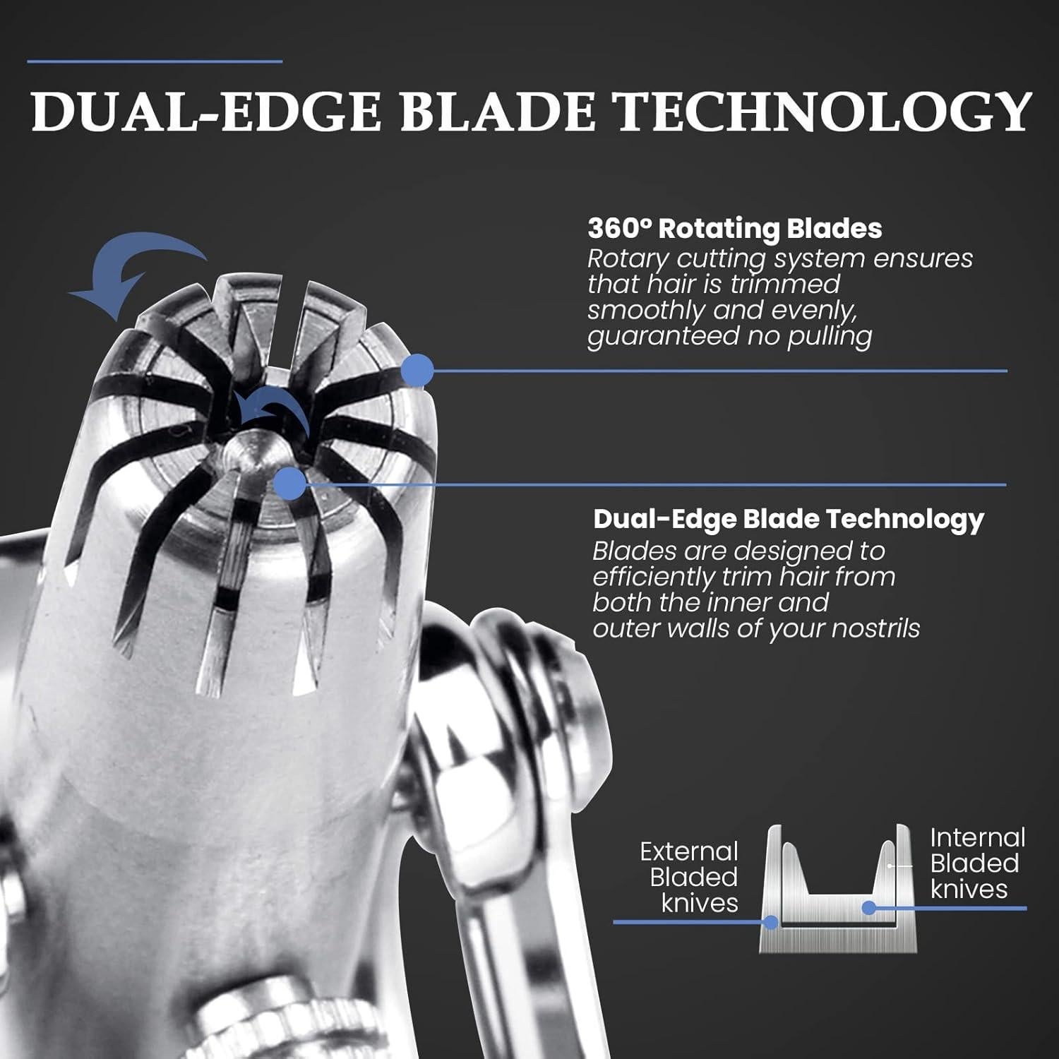 Cortador de Vello Nasal Swissklip - Acero Inoxidable, 10.31cm