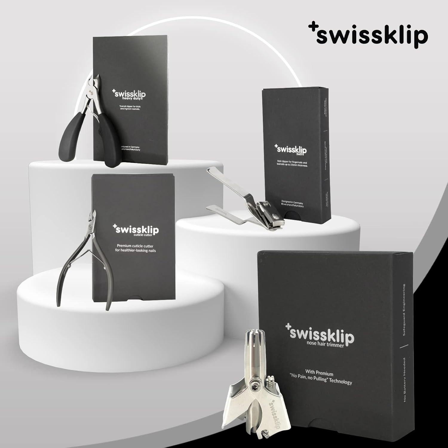 Cortador de Vello Nasal Swissklip - Acero Inoxidable, 10.31cm