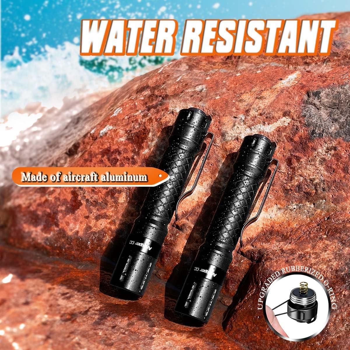 Linterna Mini LED AAclass SF 8000 3 Modos Resistente al Agua