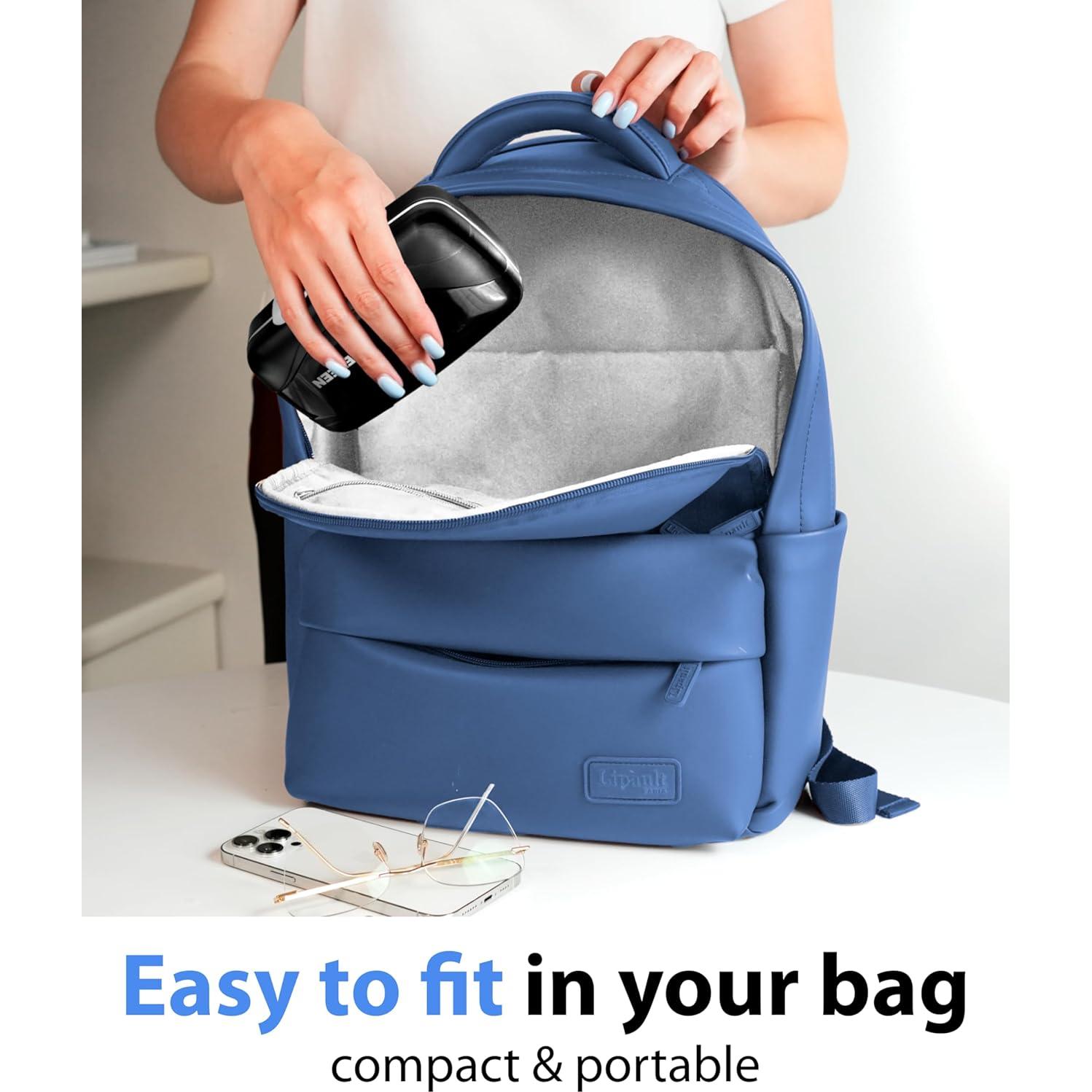 Organizador de Pastillas Bexeen AntiyL - Estuche Hermético Negro 8 Compartimentos