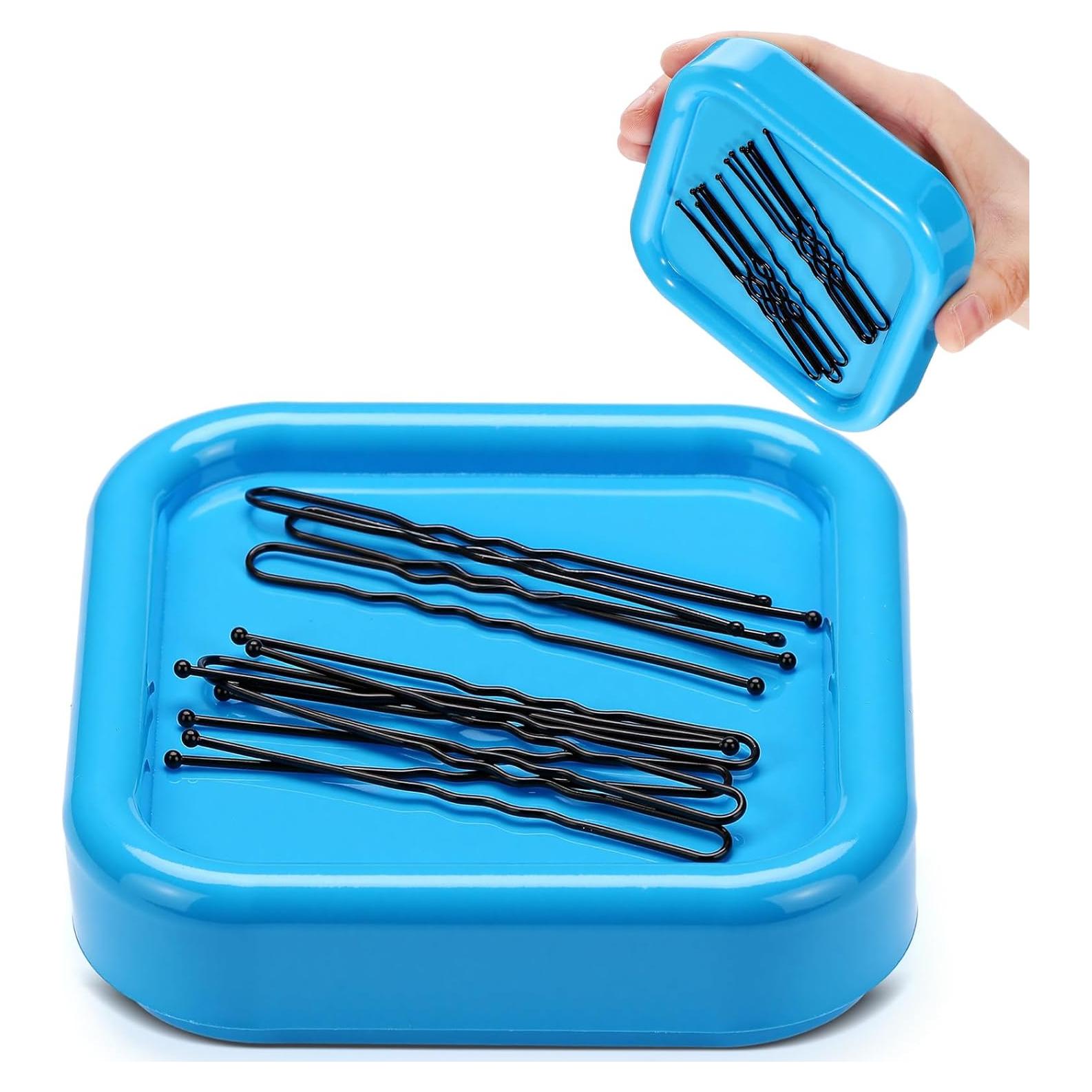 Soporte Magnético para Horquillas Azul Tellegloww 9x9 cm