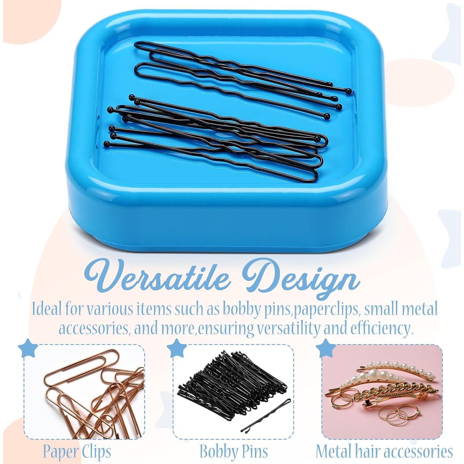 Soporte Magnético para Horquillas Azul Tellegloww 9x9 cm