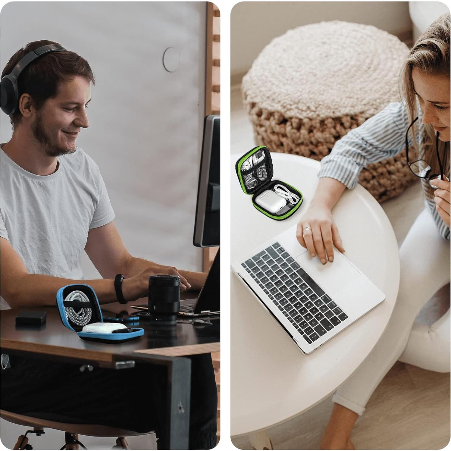 Funda Cuadrada MOLOVA para Auriculares 5 Pack Multicolor