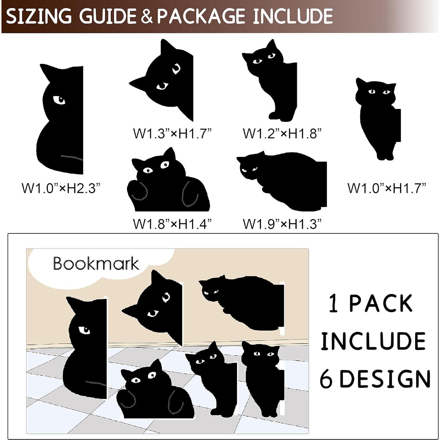 Marcadores Magnéticos Yasest - 6 Piezas de Gato Kawaii