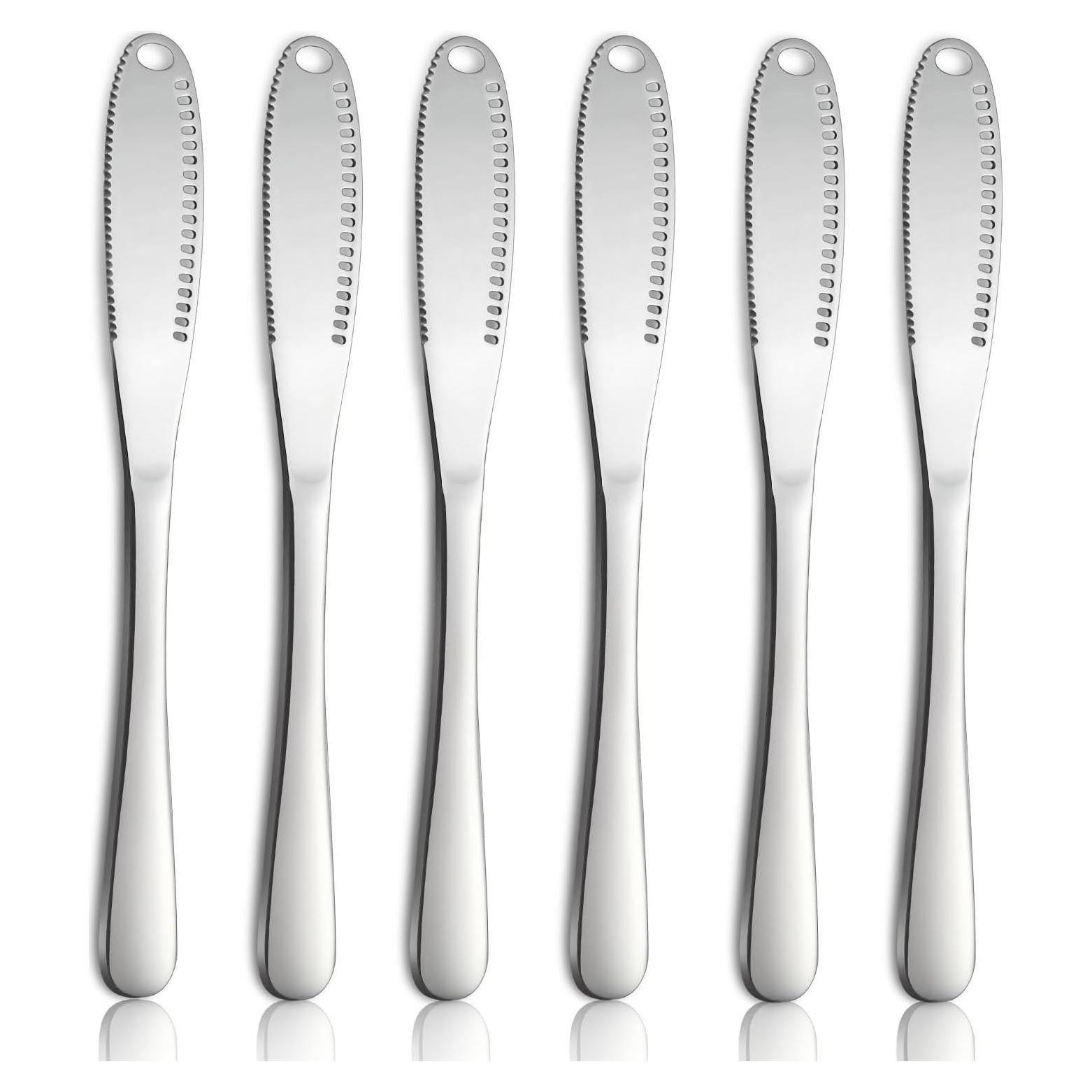 Set de 6 Cuchillos para Mantequilla Hunnycook 22 cm Acero Inoxidable