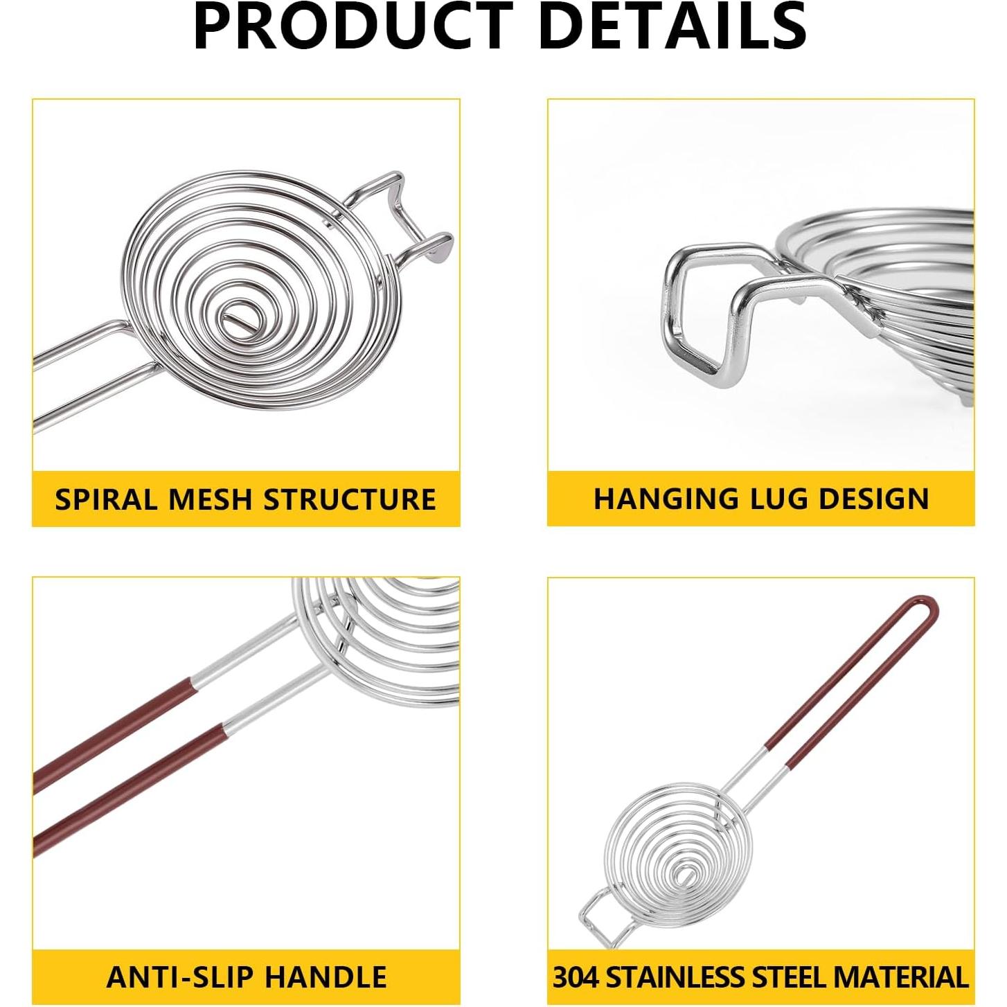 Separador de Huevos NileHome Acero Inoxidable 25x8 cm