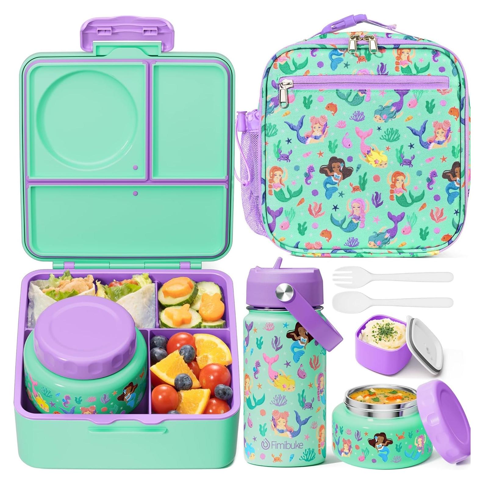 Set de Caja Bento Fimibuke para Niños 7 Piezas Aislado