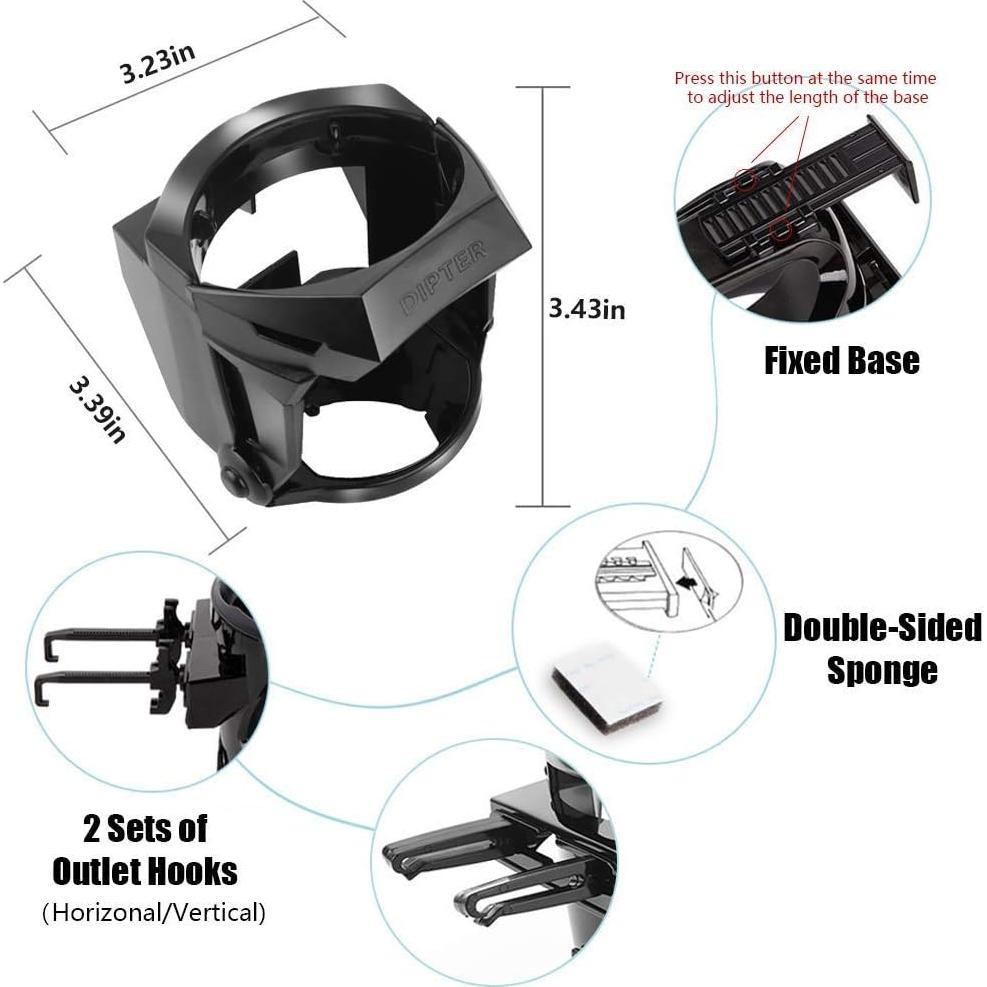 Soporte para Taza y Botella de Coche LITTLEMOLE LM334