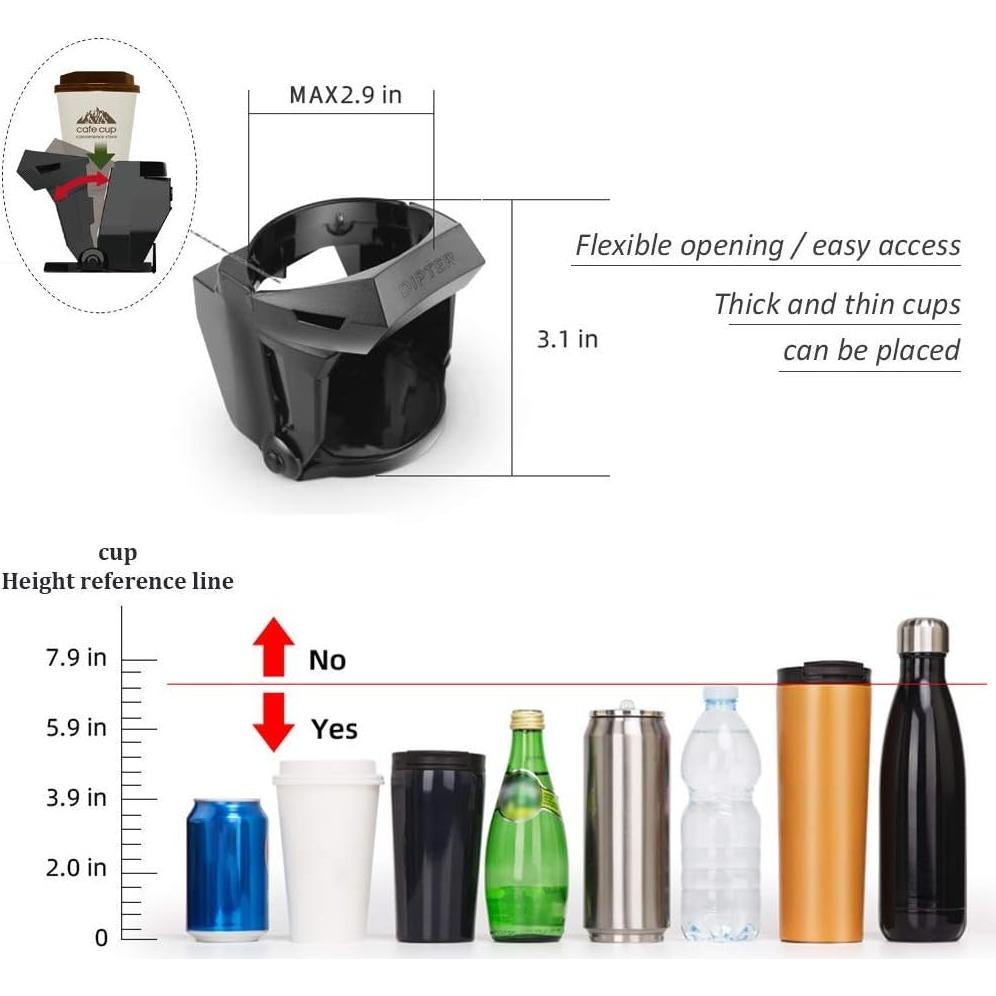 Soporte para Taza y Botella de Coche LITTLEMOLE LM334