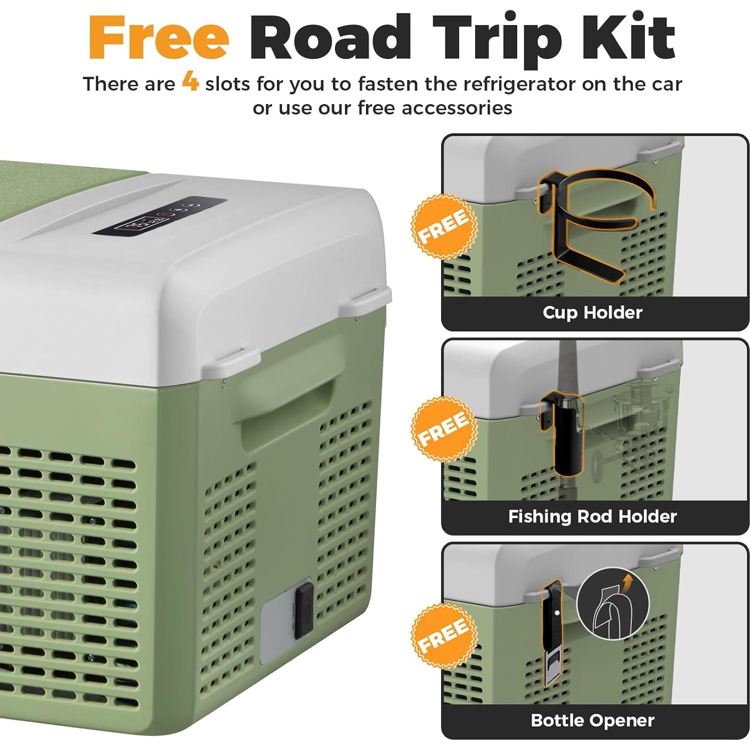 Refrigerador Portátil Setpower FC15 15L 12V Verde