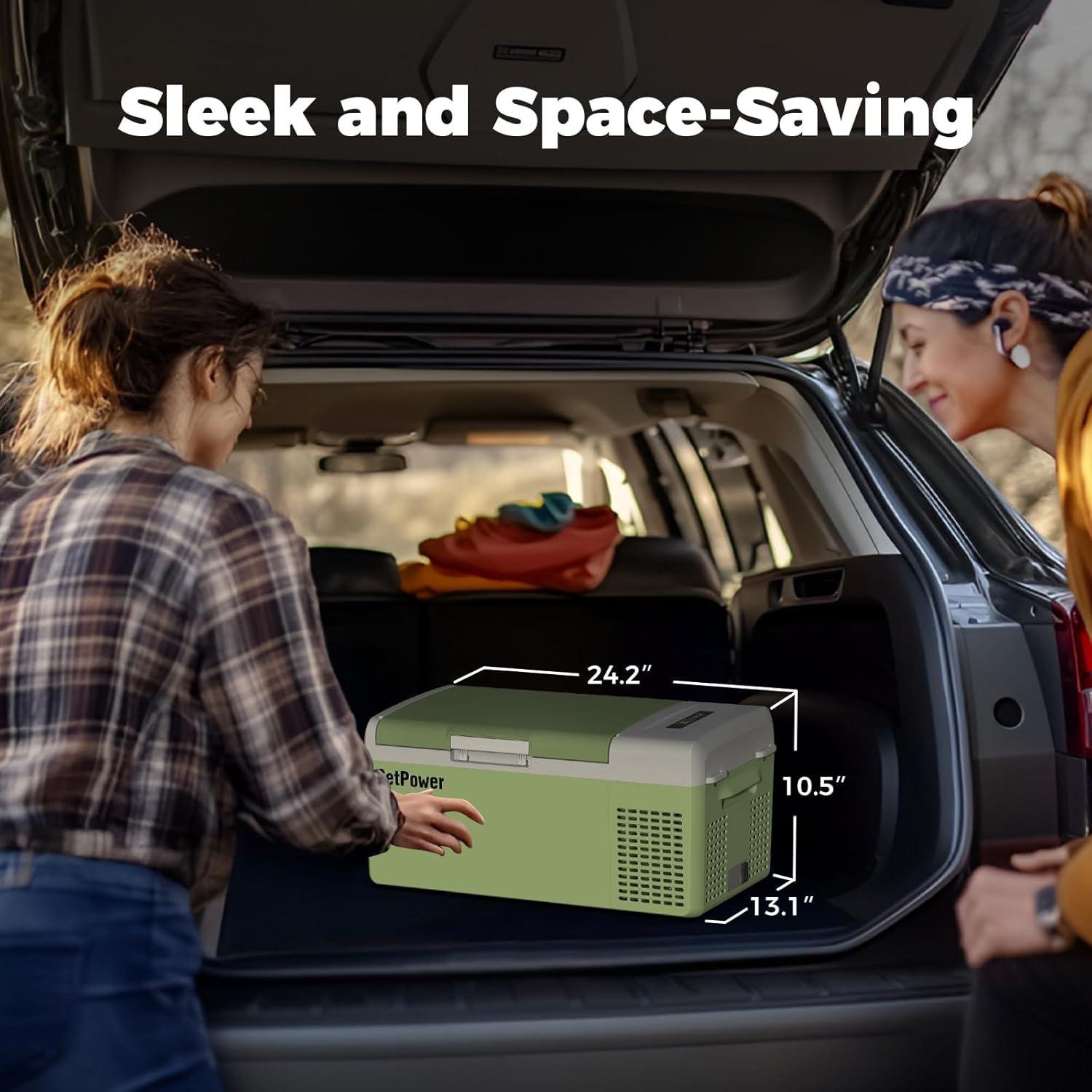 Refrigerador Portátil Setpower FC15 15L 12V Verde