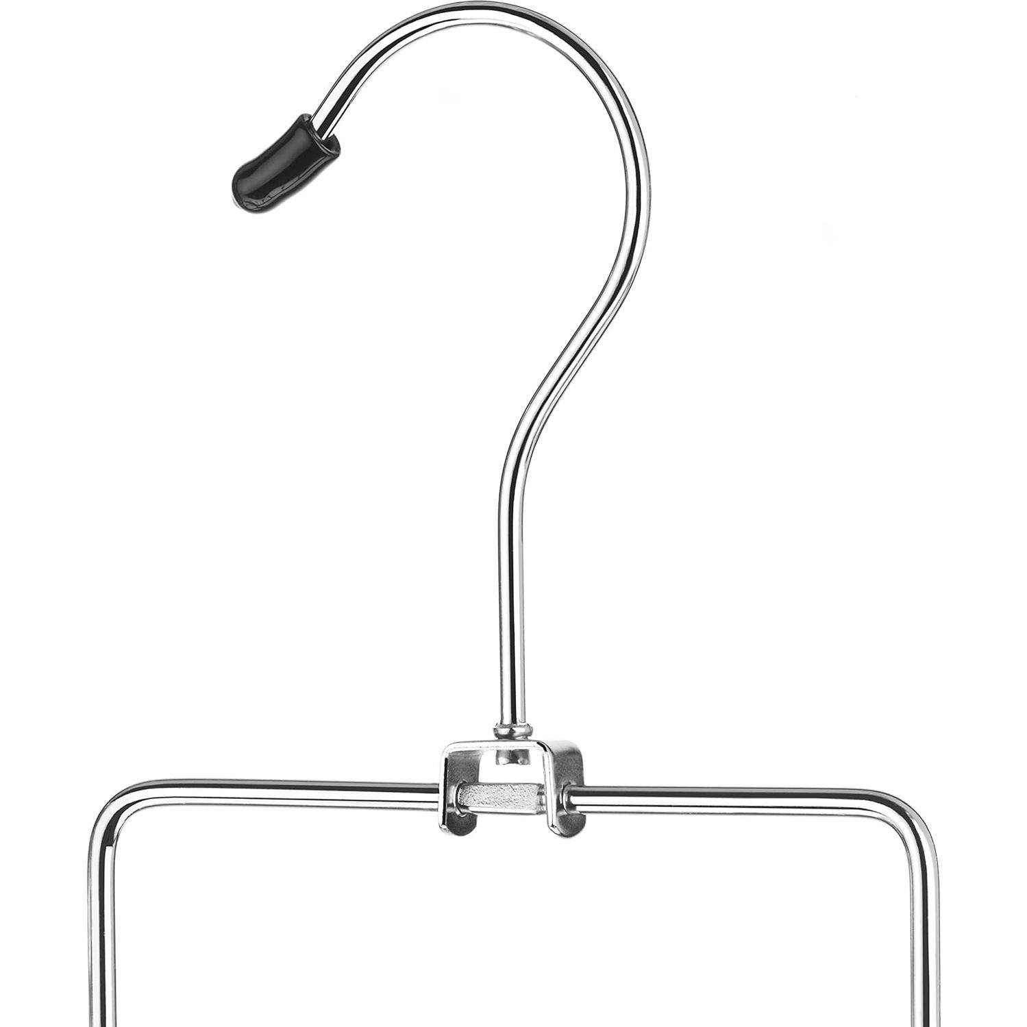 Perchero de Accesorios Whitmor 10 Ganchos Cromo Negro