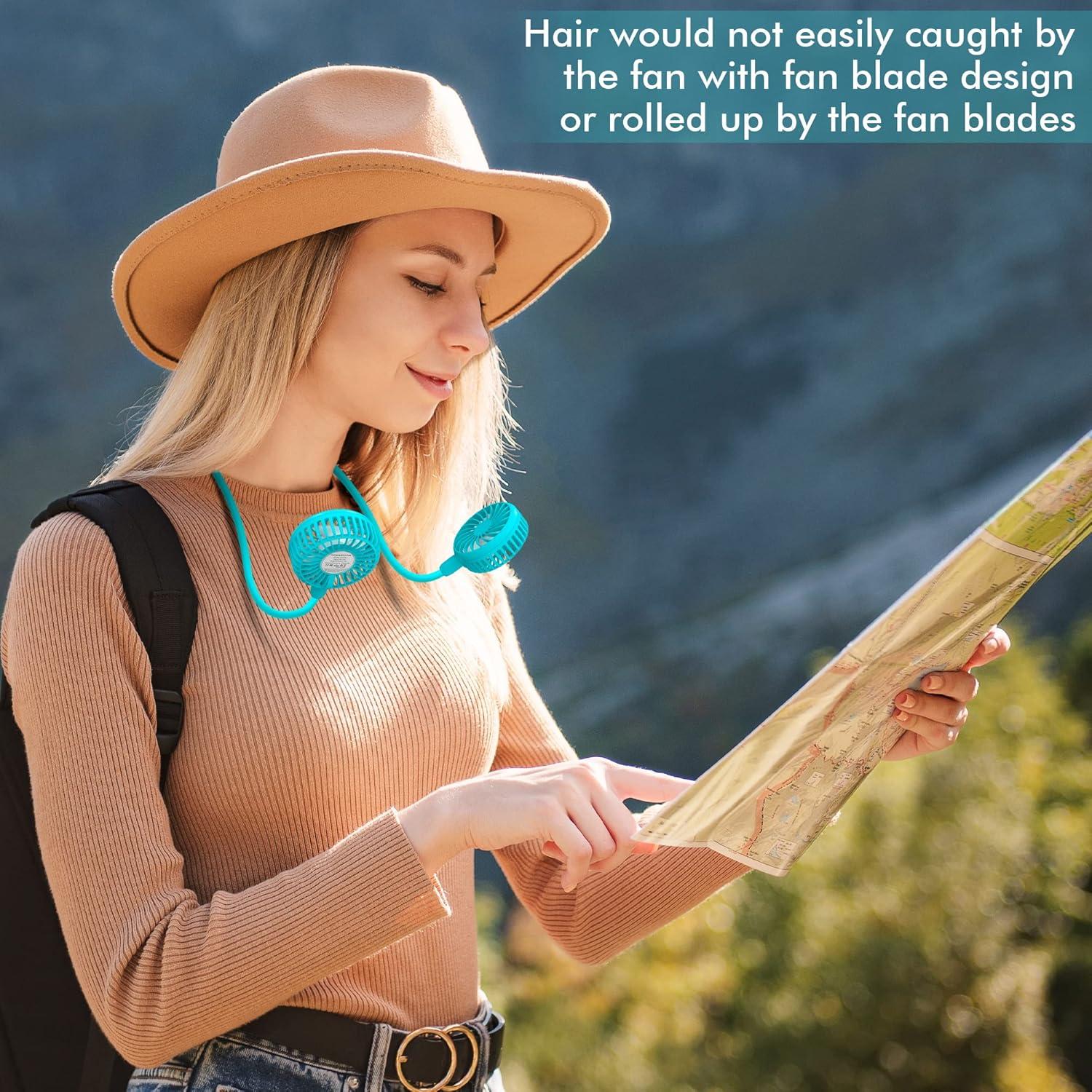 Ventilador de Cuello Portátil COMLIFE HF340 2600mAh Silencioso