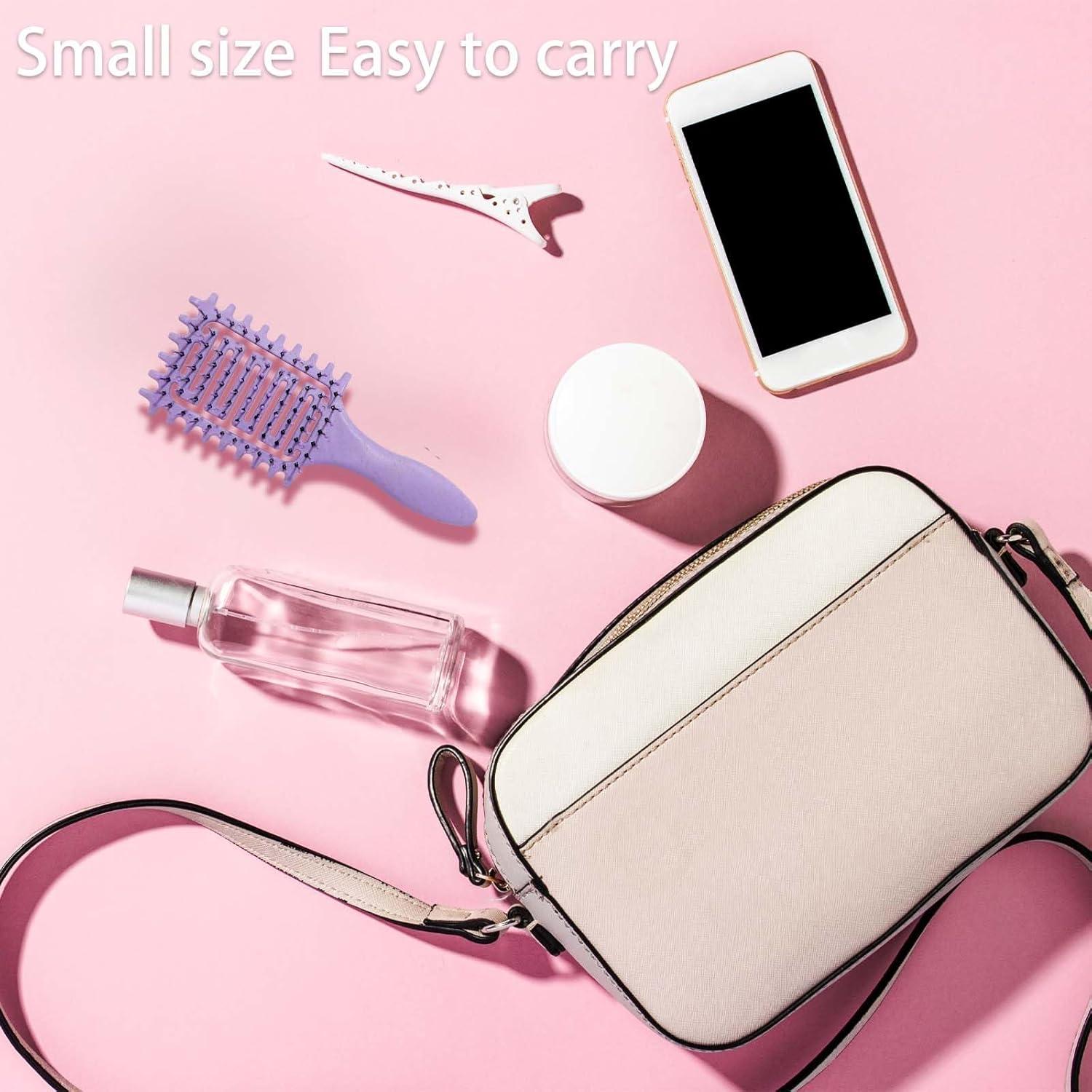 Cepillo Definidor de Rizos Yingbtr 2Pcs Verde - Ventilado y Ergonomico