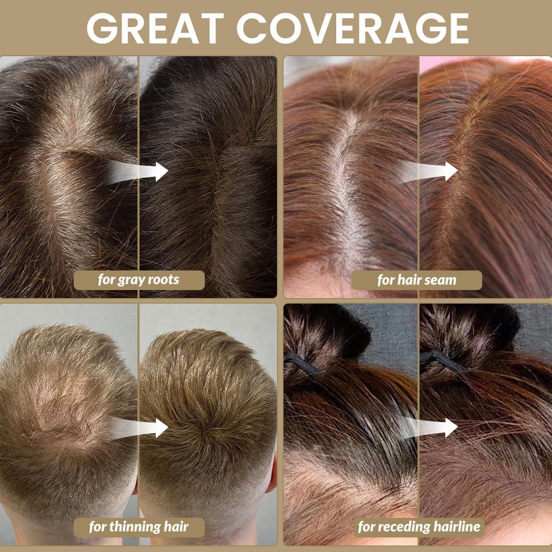 Polvo Retoque Raíces VOLLUCK Castaño 4g - Cobertura Natural