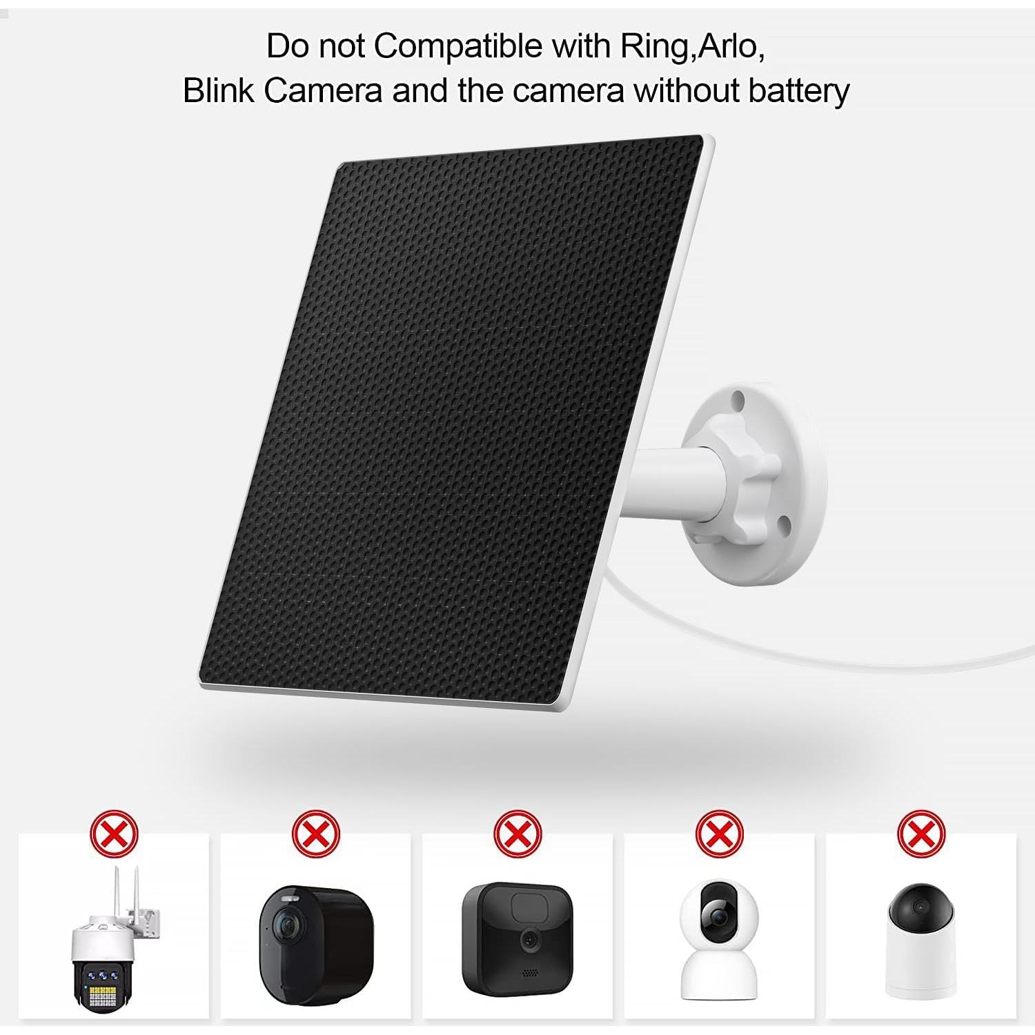Panel Solar SANKABA 5W para Cámara de Seguridad IP65