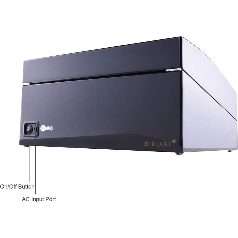 Reloj Winder Automático Udgtee 4 Motores Negro Madera