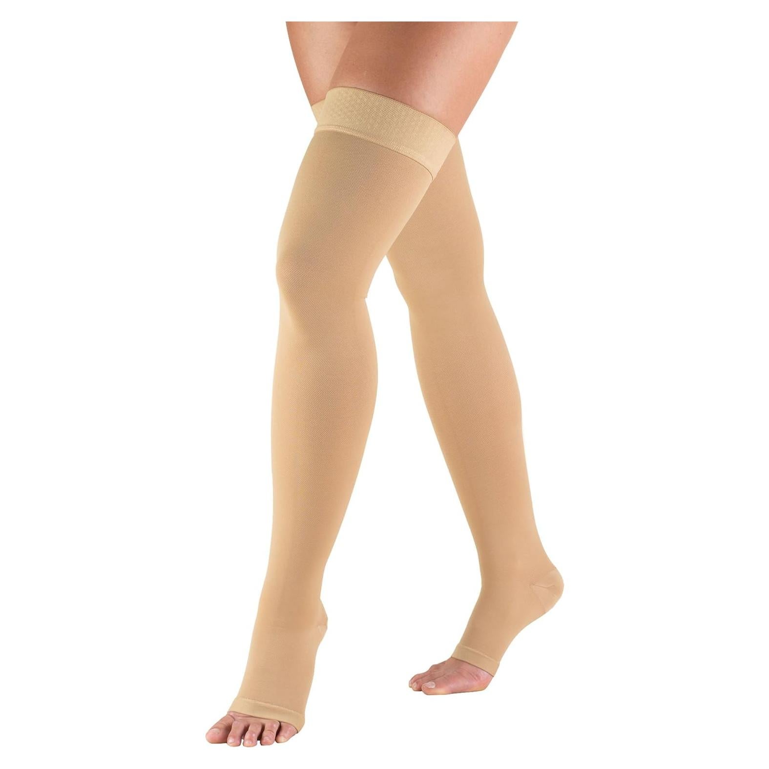Medias de Compresión Truform 20-30 mmHg Unisex Beige Pequeño
