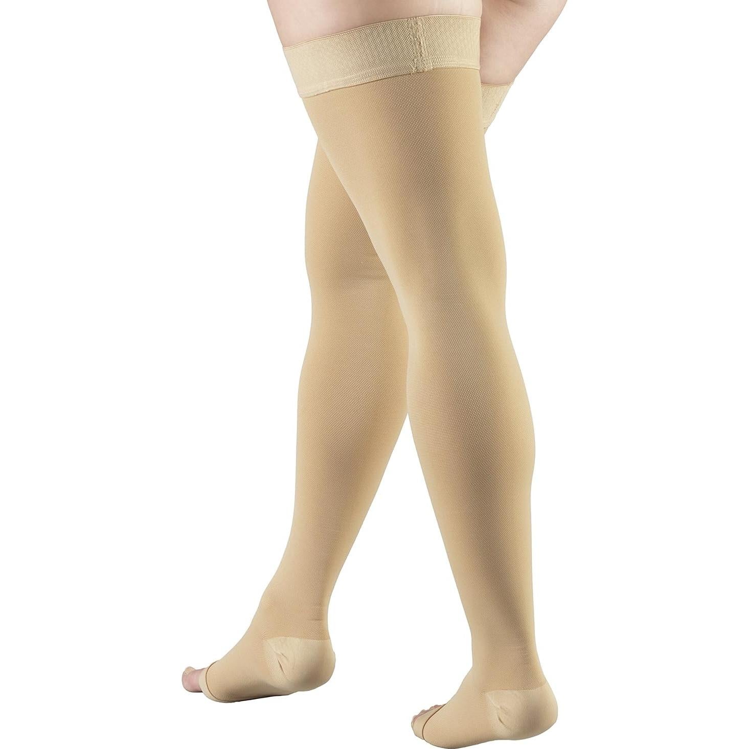 Medias de Compresión Truform 20-30 mmHg Unisex Beige Pequeño