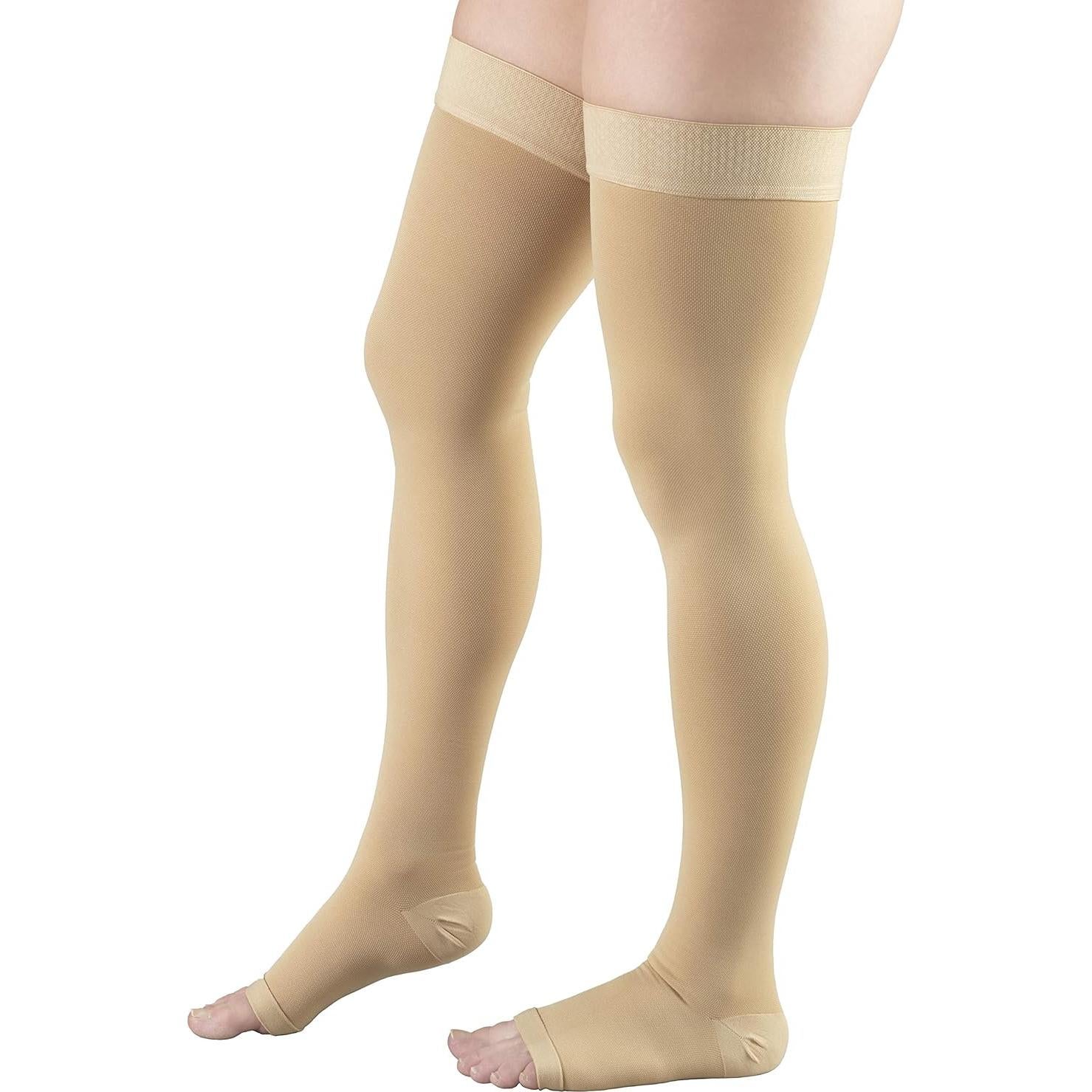 Medias de Compresión Truform 20-30 mmHg Unisex Beige Pequeño