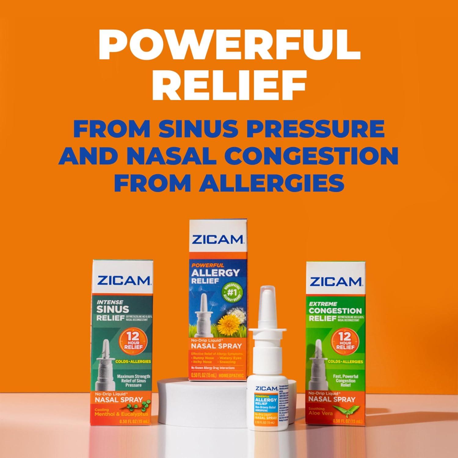 Zicam Spray Nasal Sin Goteo 14.79 ml Alivio Congestión