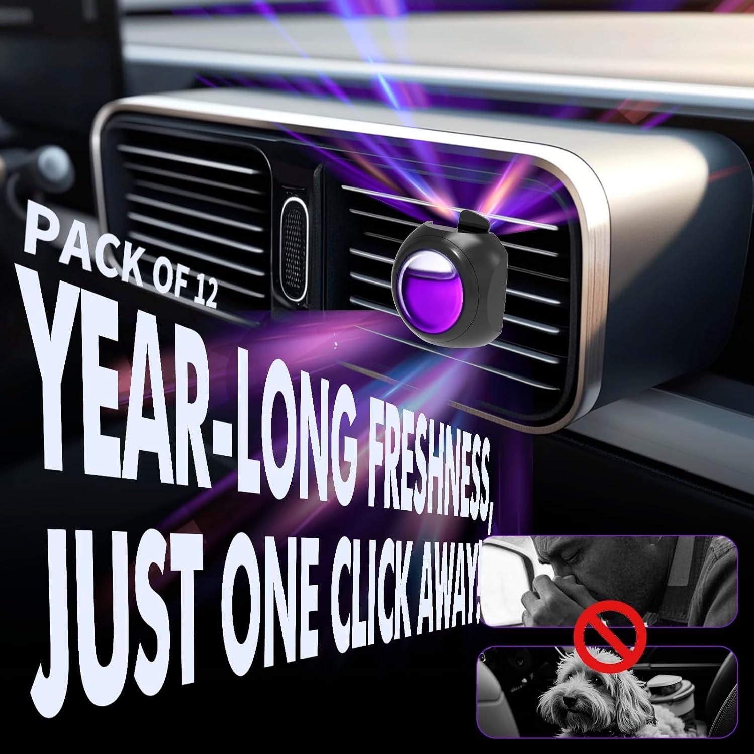 Ambientador de Auto Clips DRIVEJOY Vainilla y Lavanda 12 Pzas