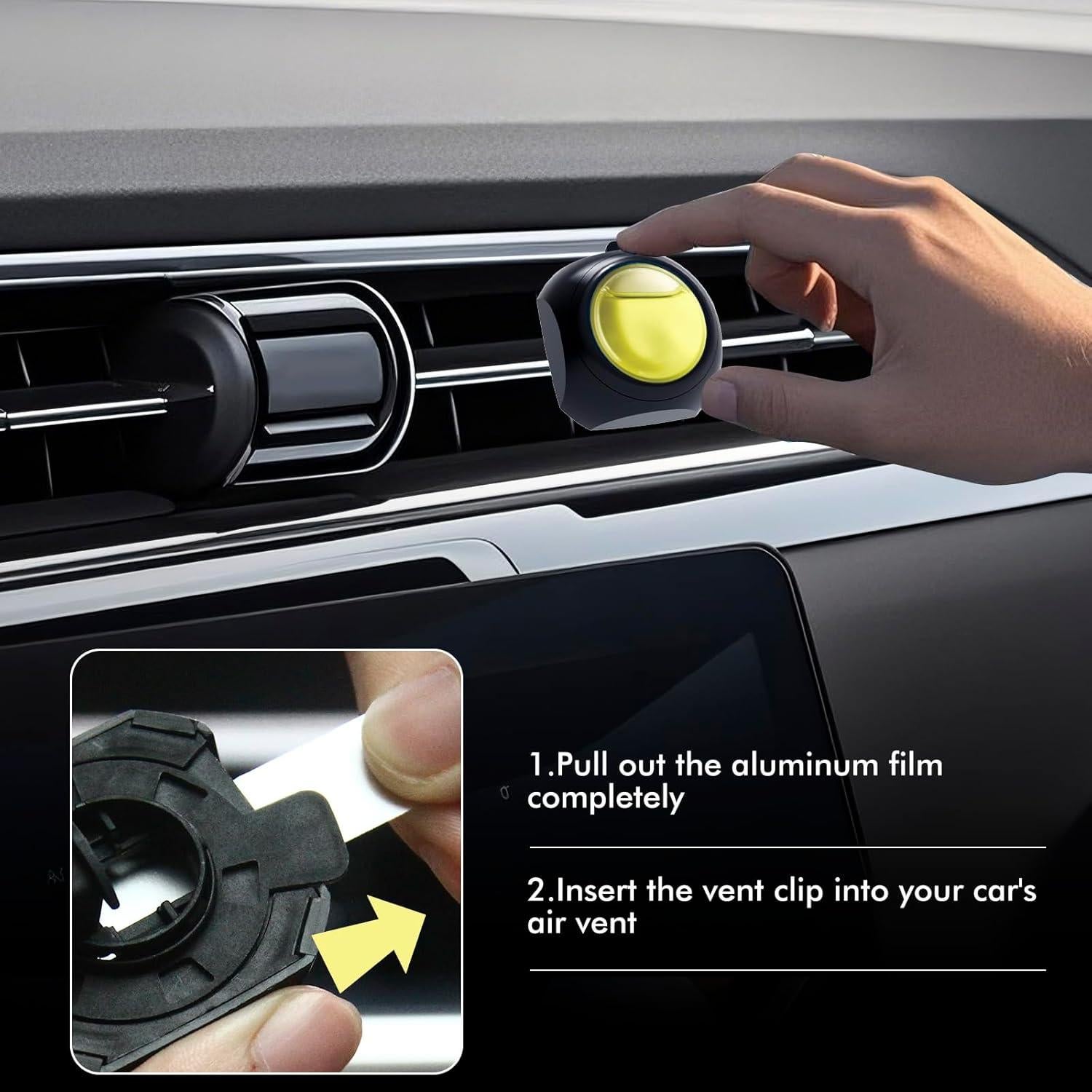 Ambientador de Auto Clips DRIVEJOY Vainilla y Lavanda 12 Pzas