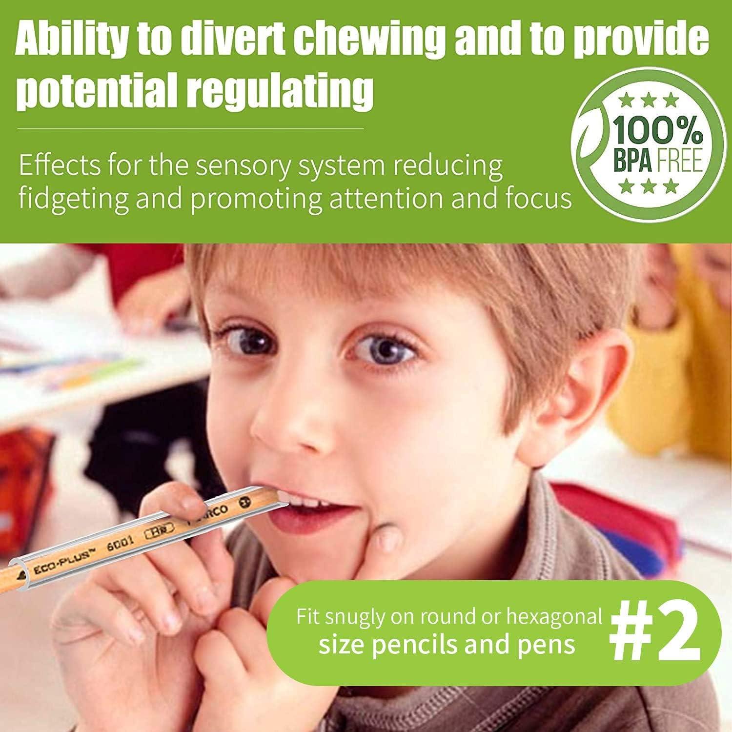 Toppers de lápiz masticables Galagee - Silicona grado alimenticio