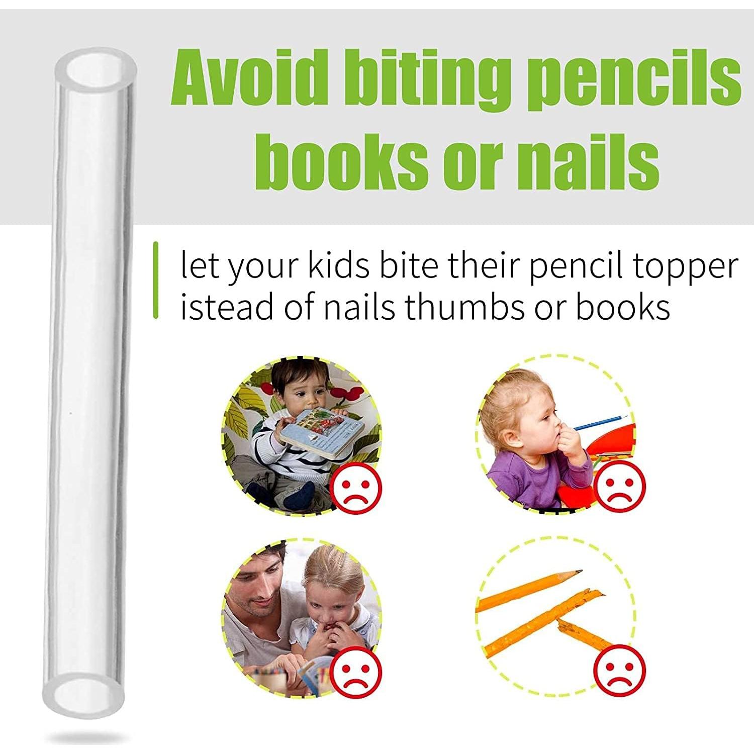 Toppers de lápiz masticables Galagee - Silicona grado alimenticio