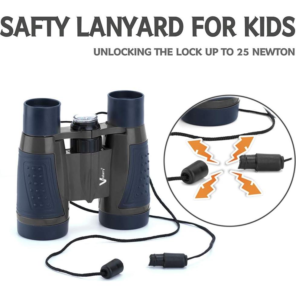 Binoculares Compactos Vanstarry 5x30 para Niños Impermeables