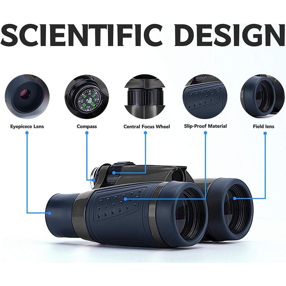 Binoculares Compactos Vanstarry 5x30 para Niños Impermeables