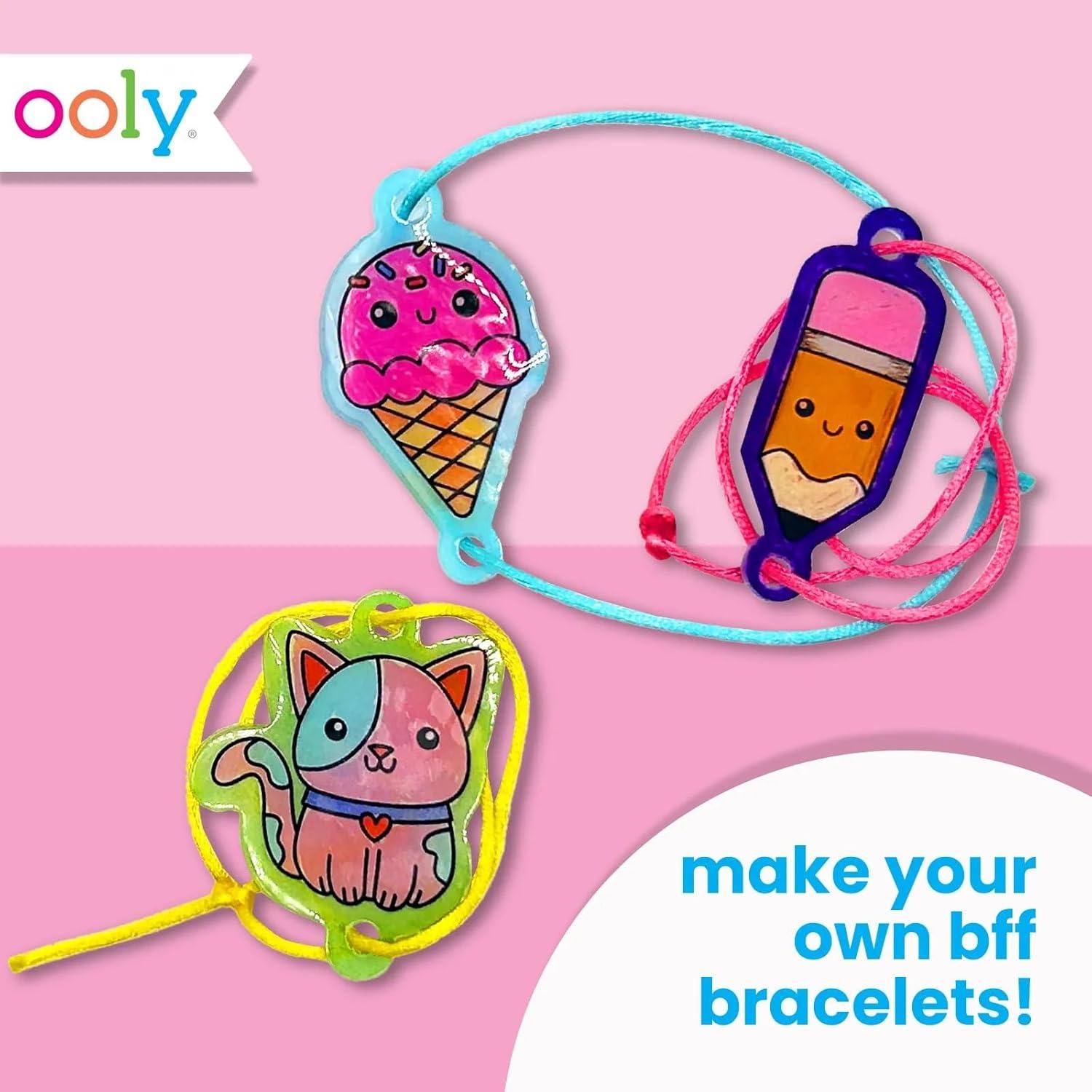 Kit de Pulseras BFF Ooly 24 Piezas DIY con Encantos