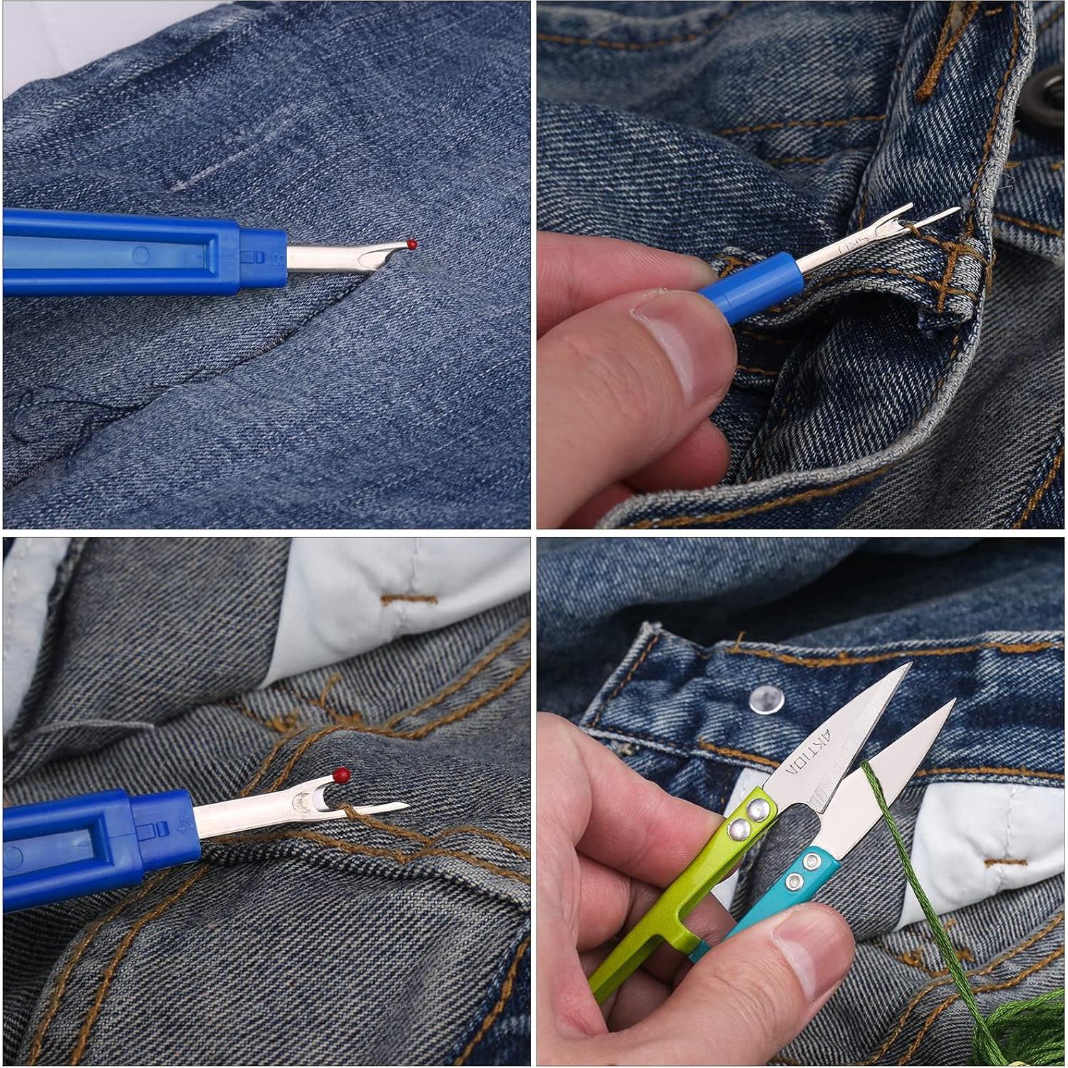 Kit de Desgarradores de Costura CampTek - 4 Piezas Azul