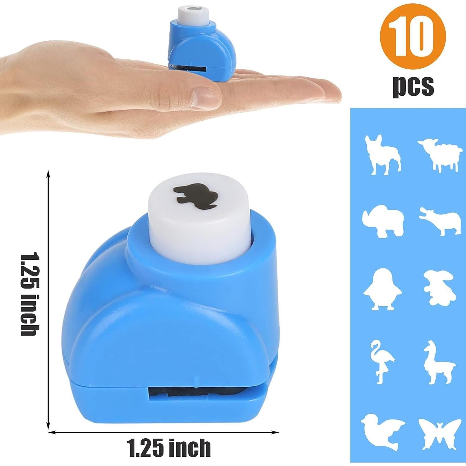 Juego de Troqueles LOVEINUSA 10 Piezas Animales para Manualidades