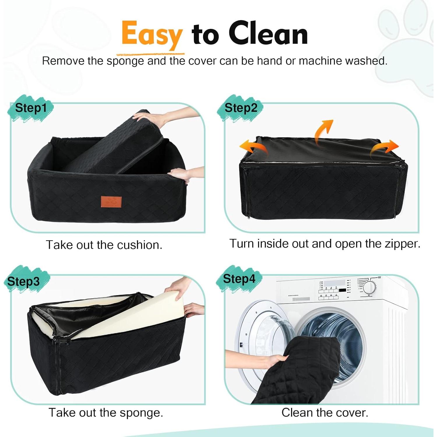 Asiento de Coche para Perros NEEZUKAR 75x51 cm hasta 25 kg