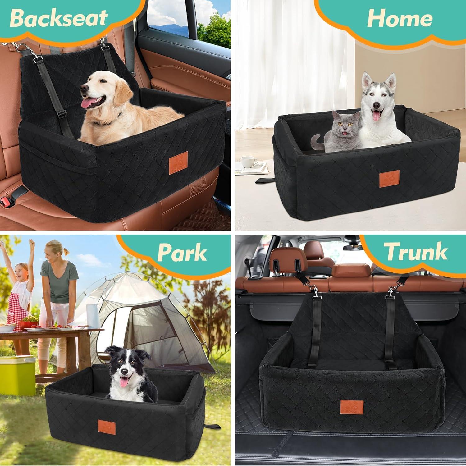 Asiento de Coche para Perros NEEZUKAR 75x51 cm hasta 25 kg