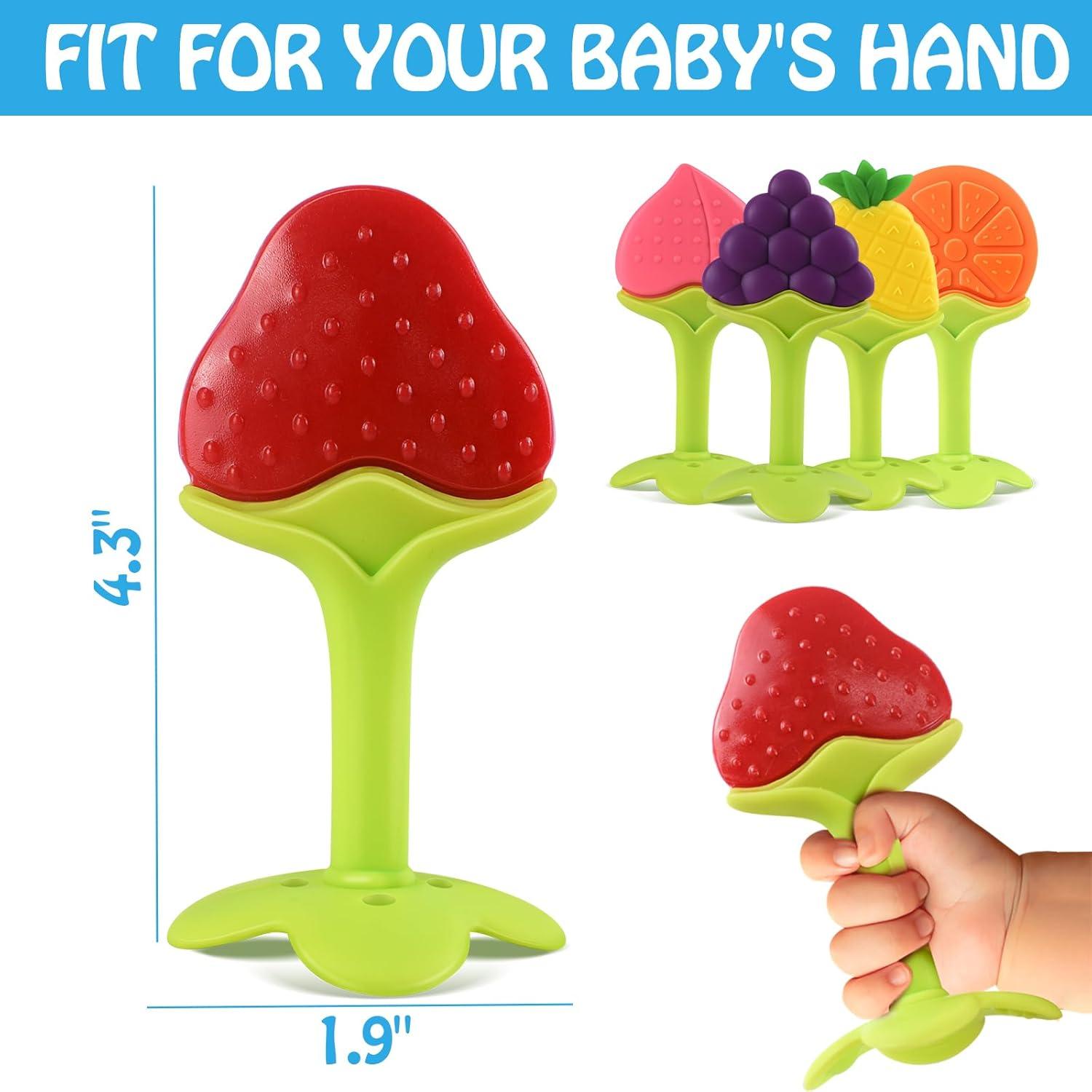 Mordedores de Silicona Tinabless para Bebés - Set de 5 Llaves