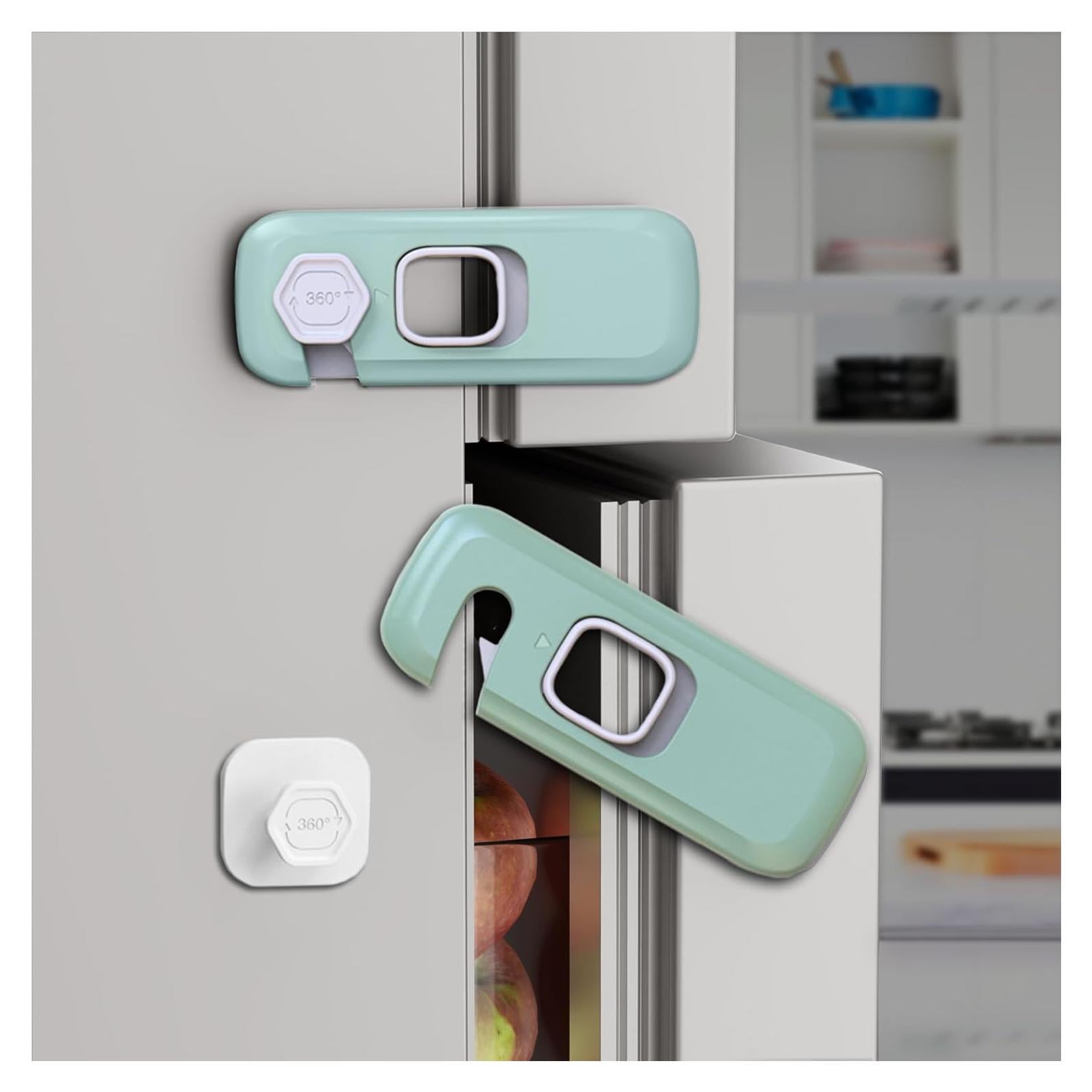 5 Pack Cerraduras de Seguridad para Niños KIZZHISI Verde