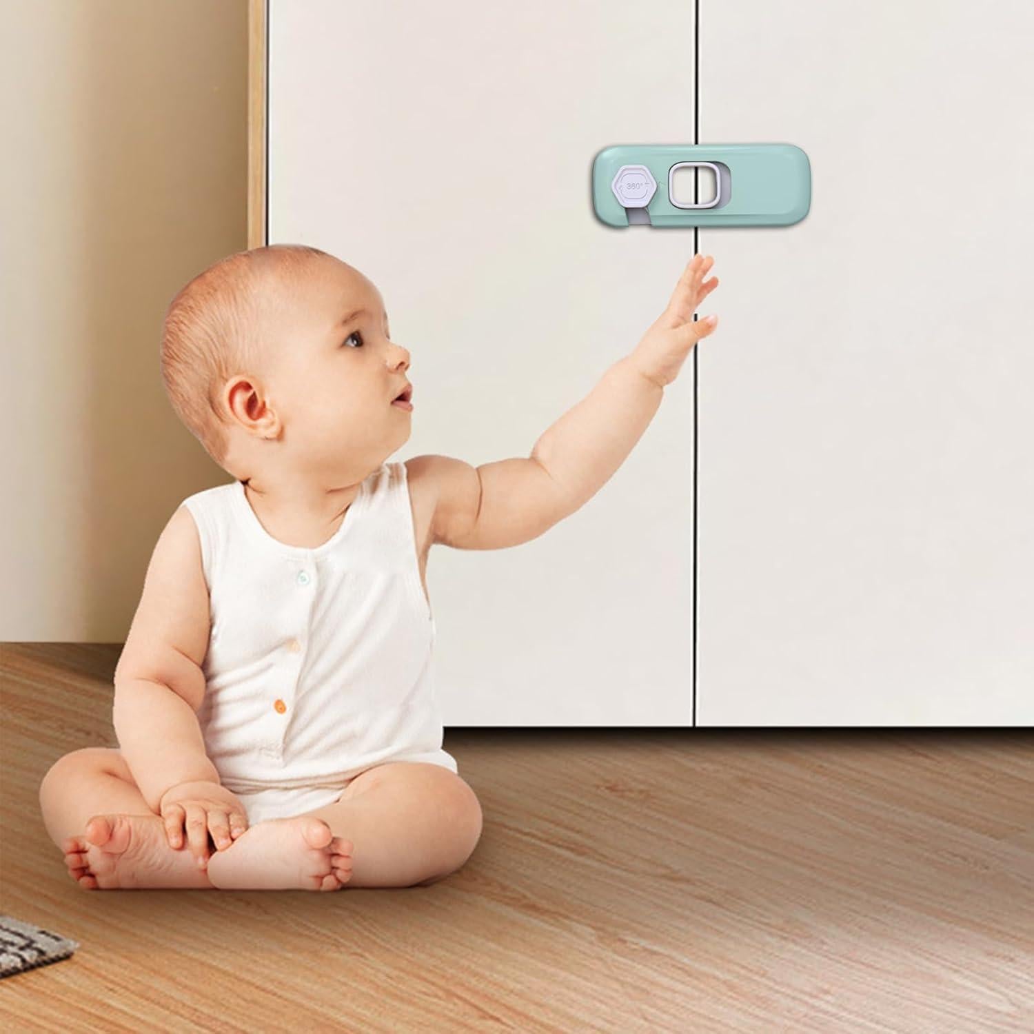 5 Pack Cerraduras de Seguridad para Niños KIZZHISI Verde