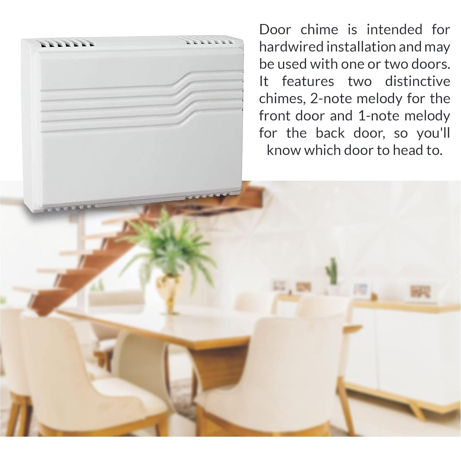 Kit Timbre de Puerta Newhouse Hardware 16V/10VA Blanco