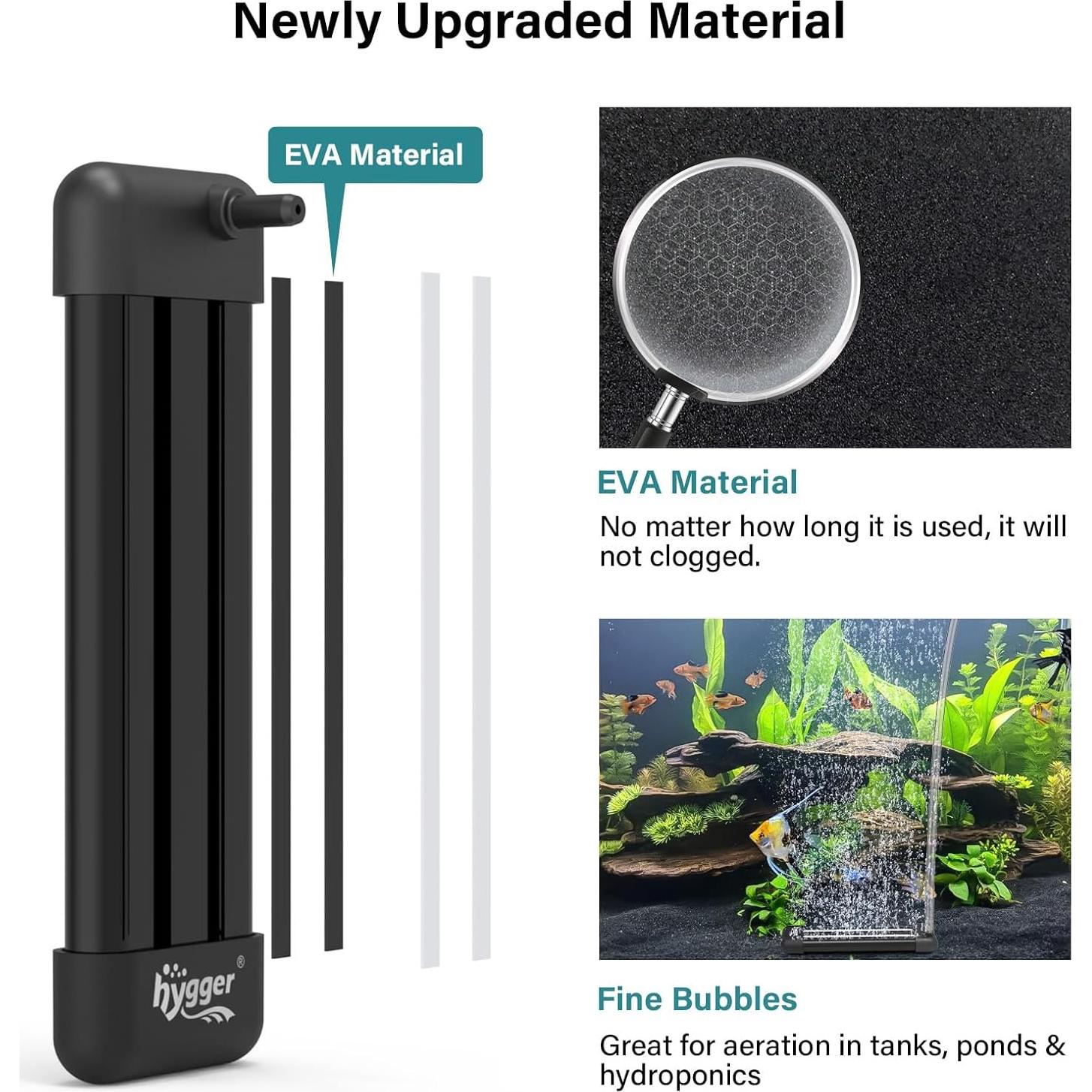 Burbujas de Acuario Hygger EVA 11.94cm No Obstruibles