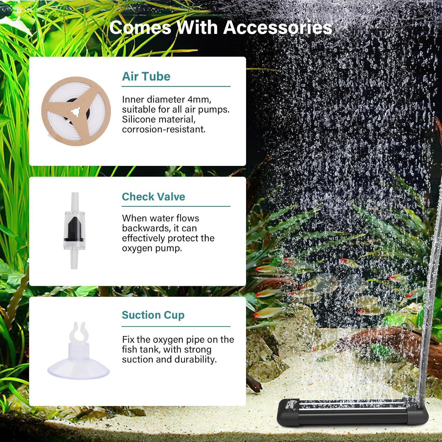 Burbujas de Acuario Hygger EVA 11.94cm No Obstruibles