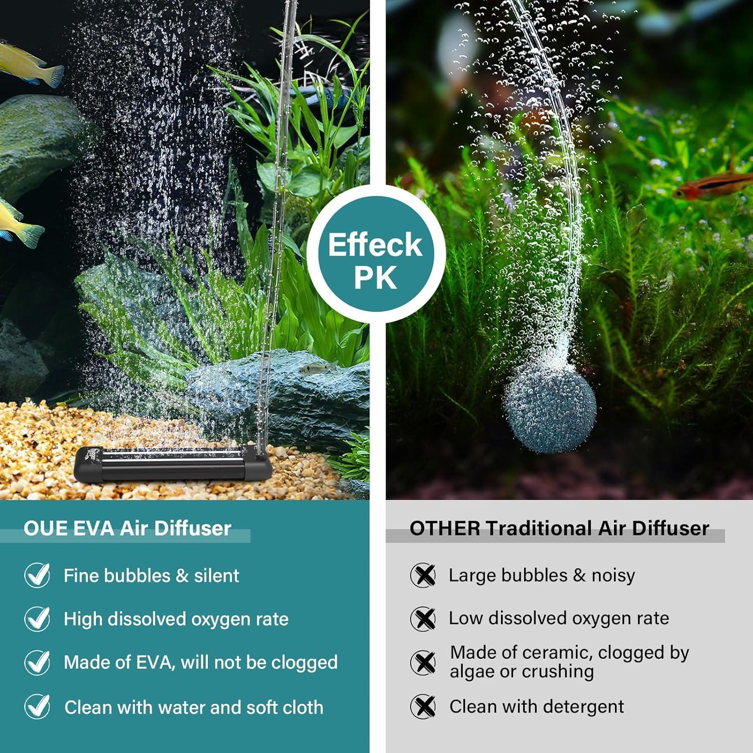 Burbujas de Acuario Hygger EVA 11.94cm No Obstruibles