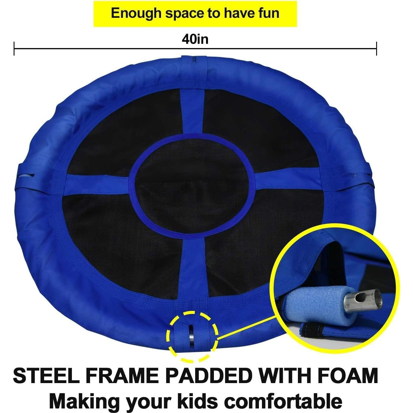 Columpio de Árbol PACEARTH 40" Multicolor 400 kg Resistente