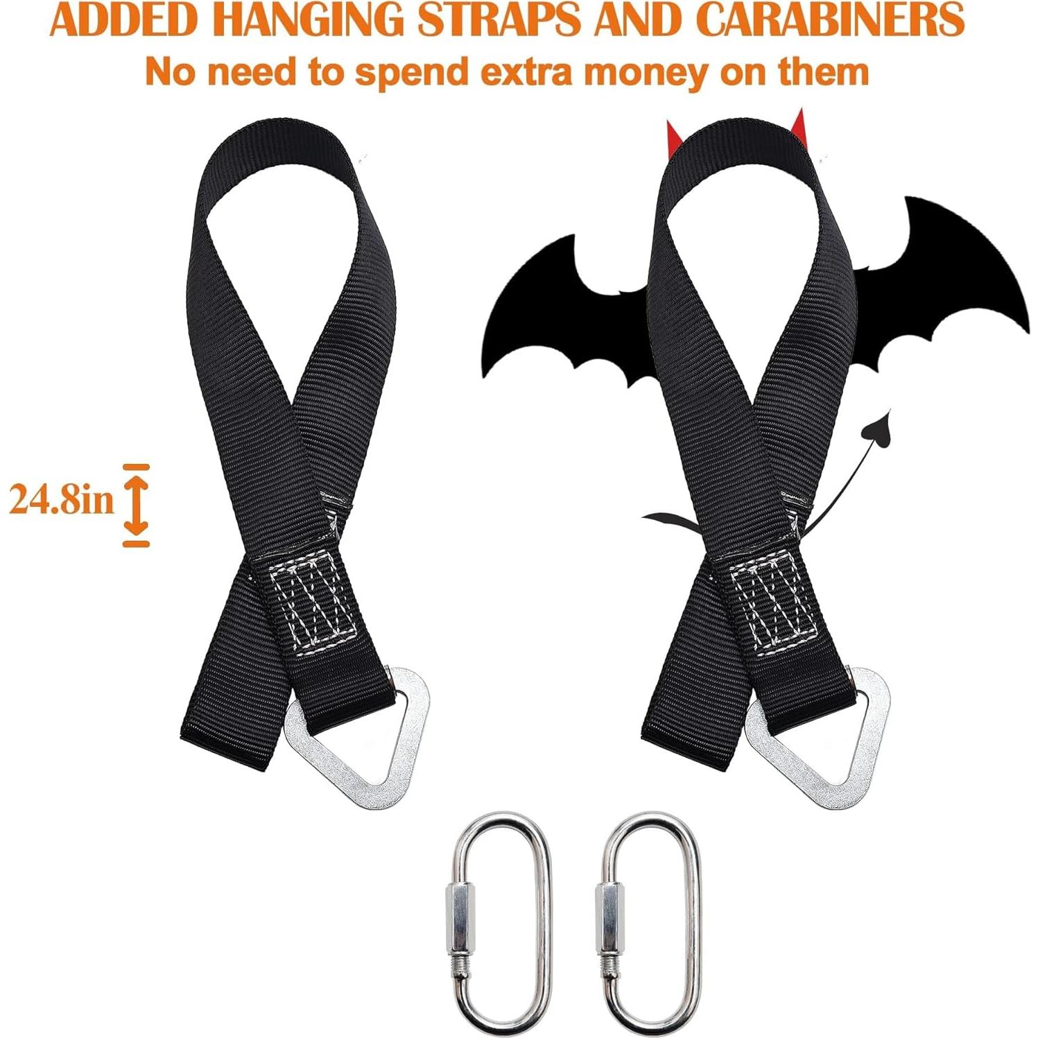 Columpio de Árbol PACEARTH 40" Multicolor 400 kg Resistente