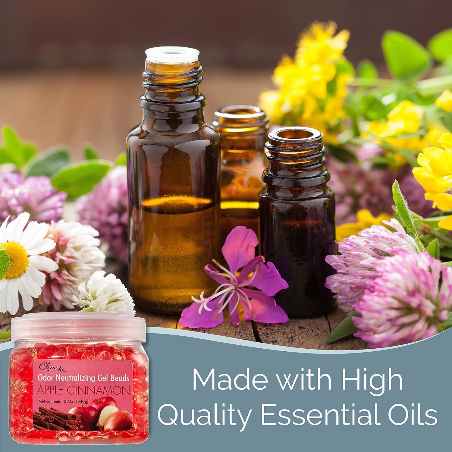 Gel Eliminador de Olores Clear Air - 340 g - Manzana y Canela