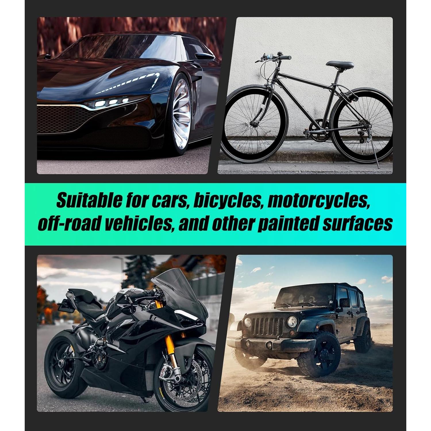 Pintura de Retoque Negra Donkpreffic 18ml Brillante para Coches