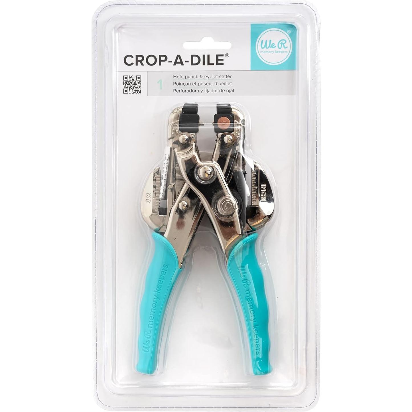 Crop-A-Dile We R Memory Keepers Perforador de Ojetes Azul 3.2/4.8mm